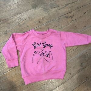 Valentines Girl Gang Kids Sweatshirt by The Wishing Elephant